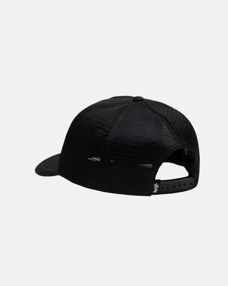 Stussy 8 Ball Trucker Men's Caps Black | IL0000371