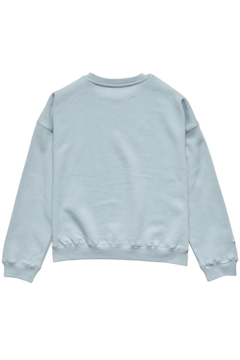 Stussy Alcott OS Crew Women's Sweaters Blue | IL0000811