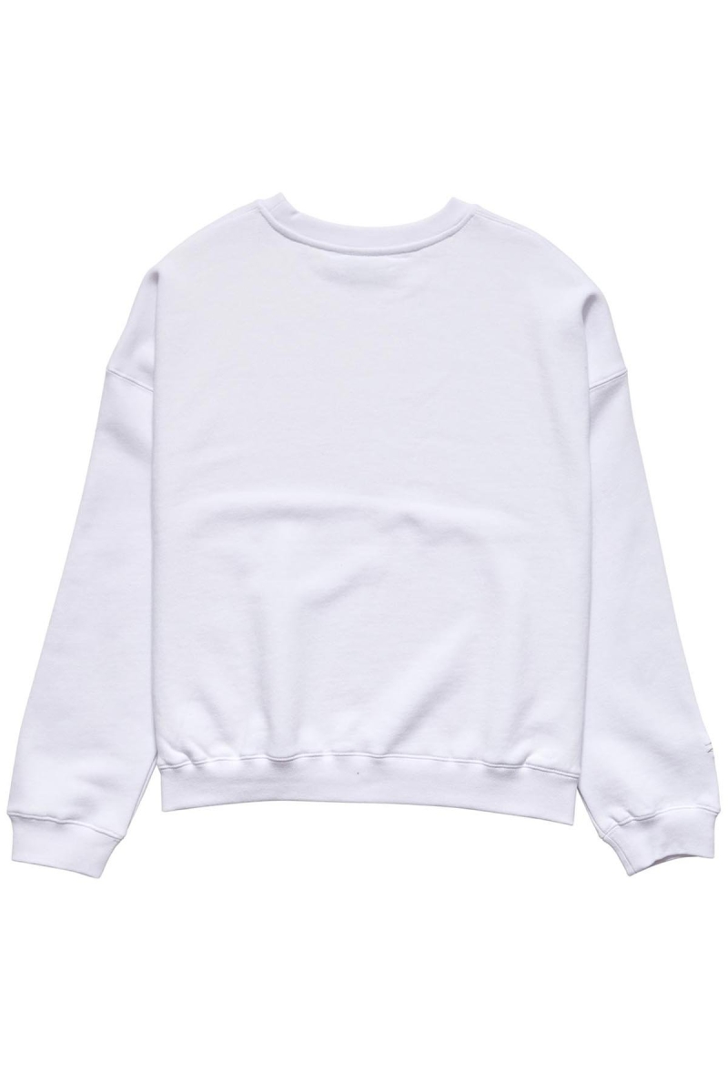 Stussy Alcott OS Crew Women's Sweaters White | IL0000812