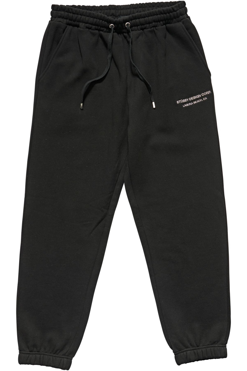 Stussy Alcott Trackpant Women\'s Track Pants Black | IL0000971