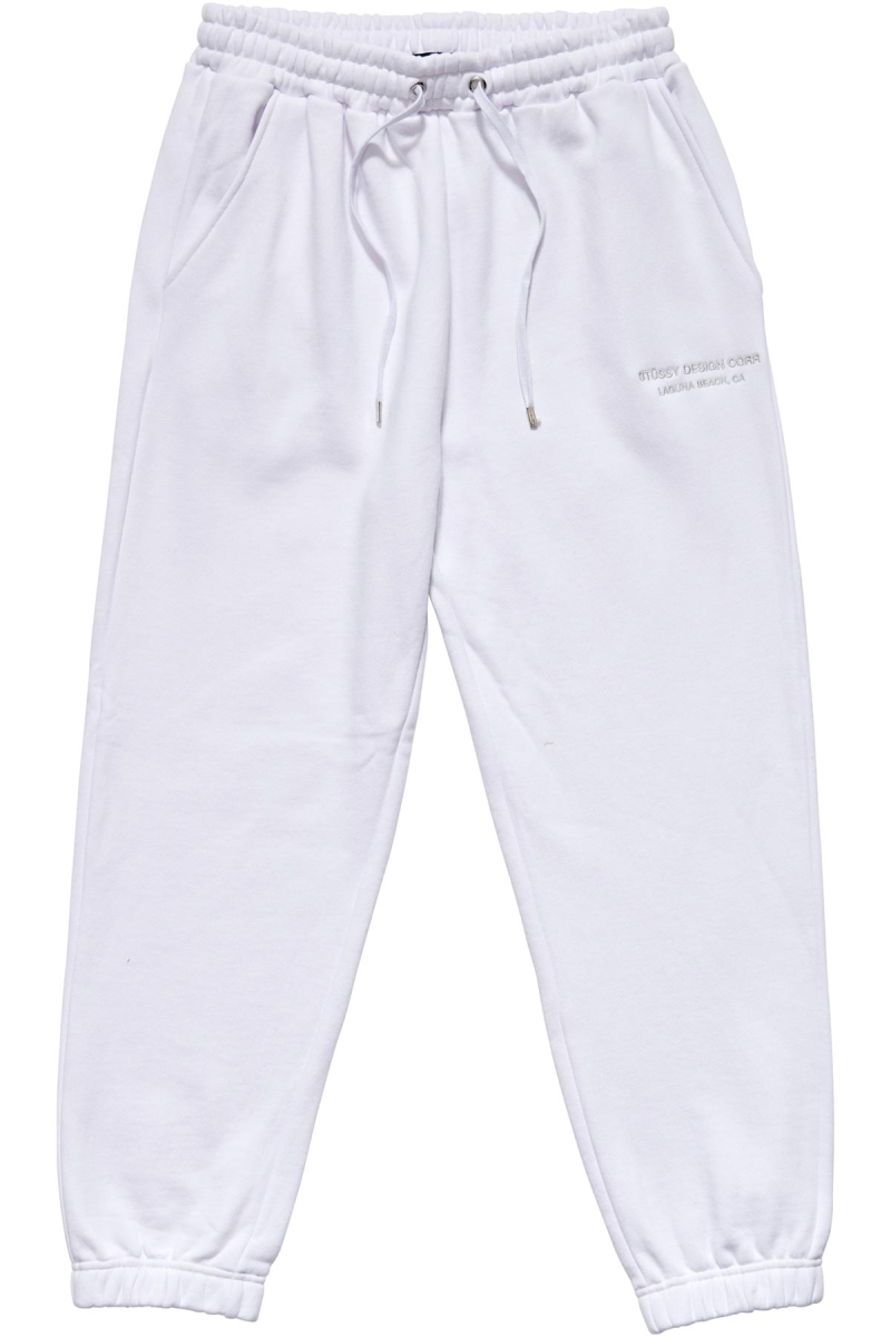 Stussy Alcott Trackpant Women\'s Track Pants White | IL0000972