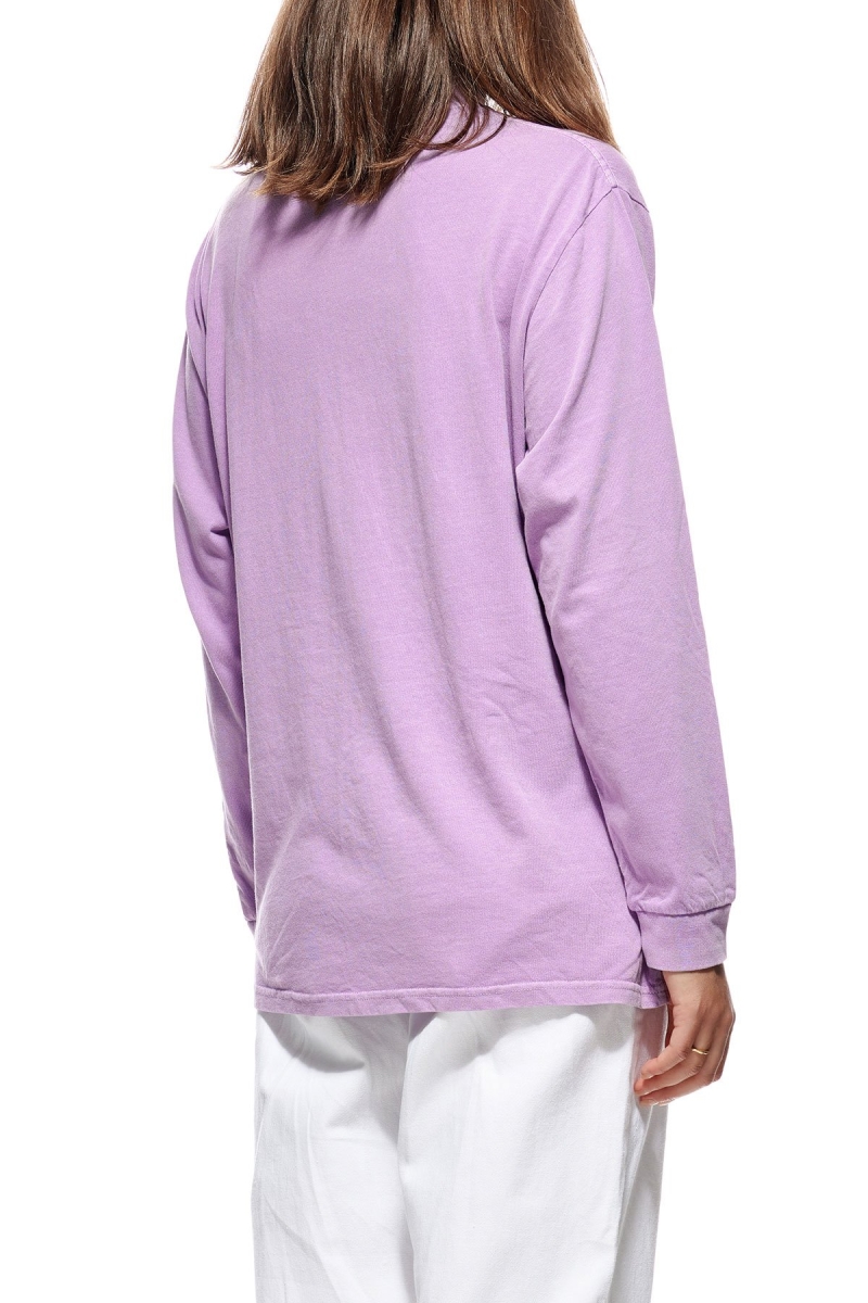 Stussy Ash Mock Neck LS OS Women's Sweatshirts Red | IL0000892