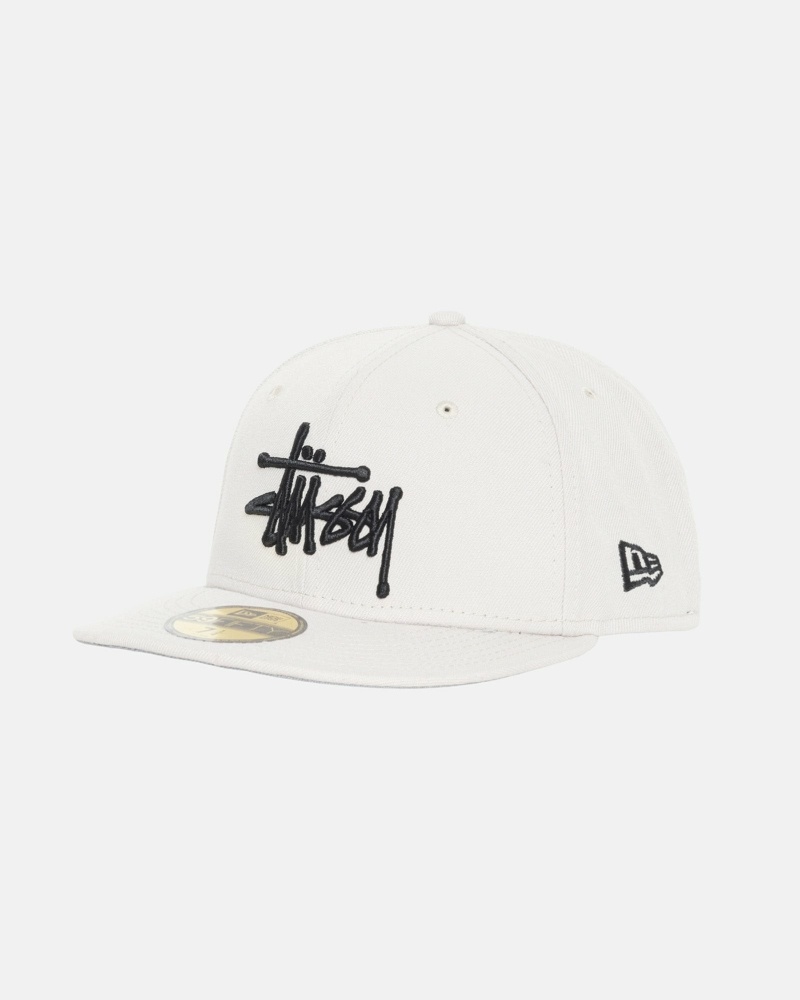 Stussy Authentic New Era Men's Caps Beige | IL0000373