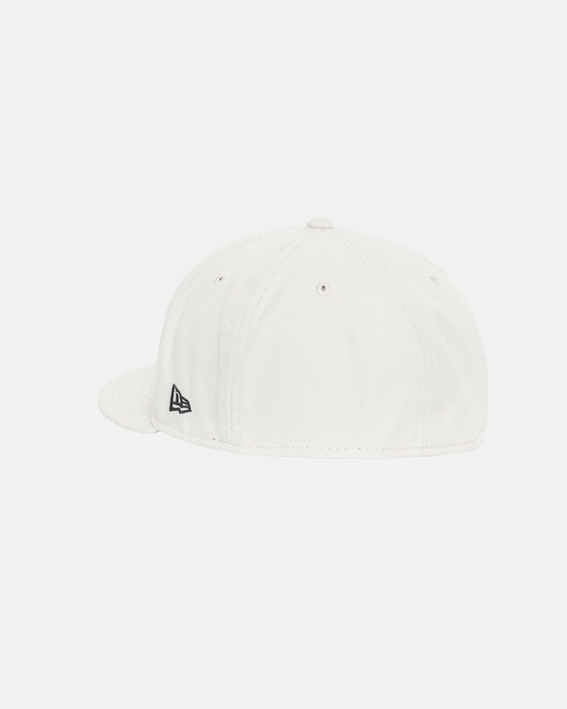 Stussy Authentic New Era Men's Caps Beige | IL0000373