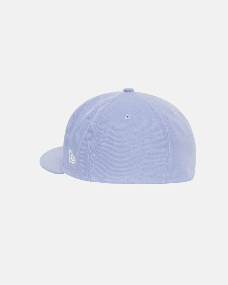 Stussy Authentic New Era Men's Caps Lavender | IL0000374