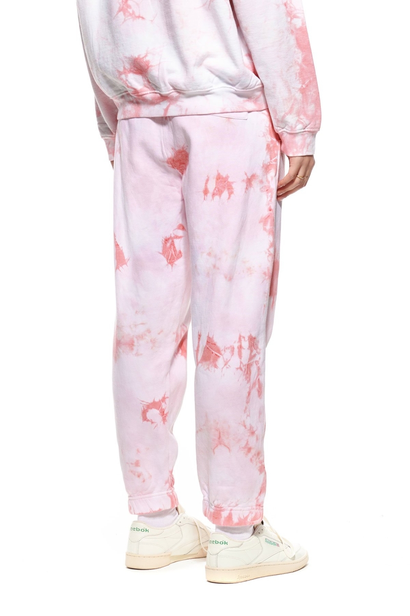 Stussy Avalon Tie Dye Trackpant Women's Track Pants Pink | IL0000975