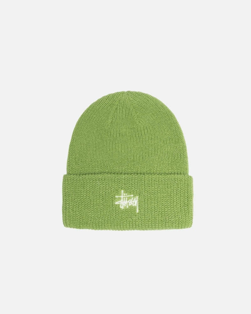 Stussy Basic Cuff Men\'s Beanie Mint | IL0000381