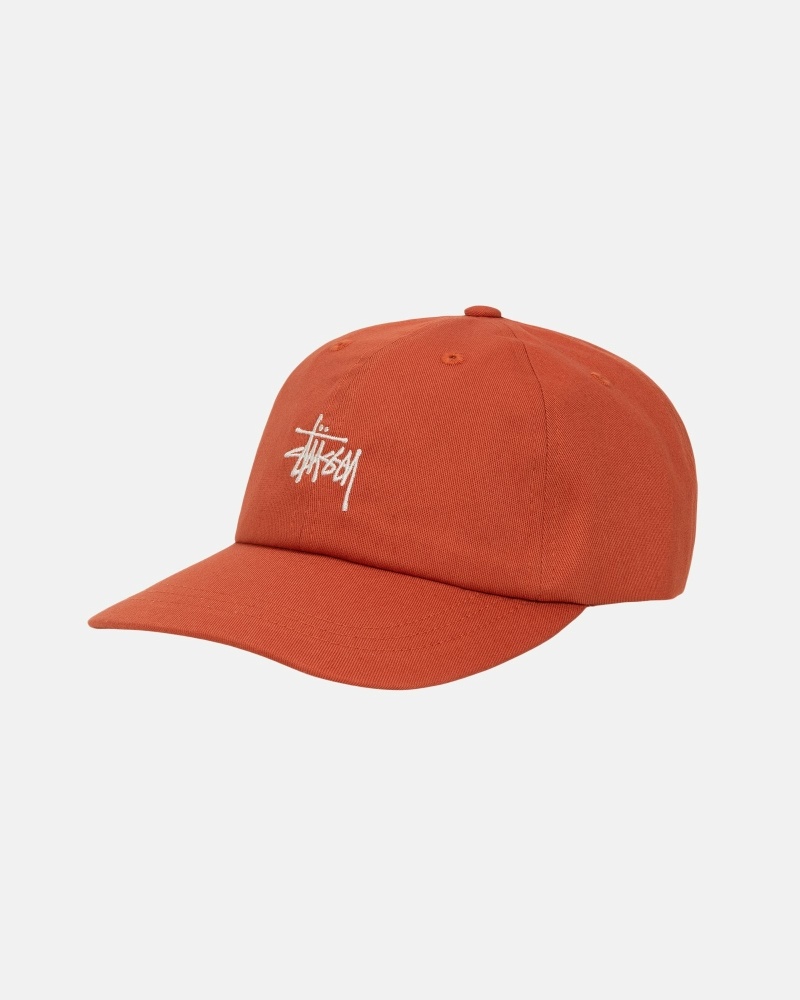 Stussy Basic Stock Low Pro Men's Caps Brown | IL0000393