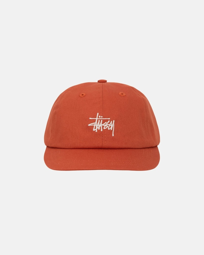 Stussy Basic Stock Low Pro Men\'s Caps Brown | IL0000393