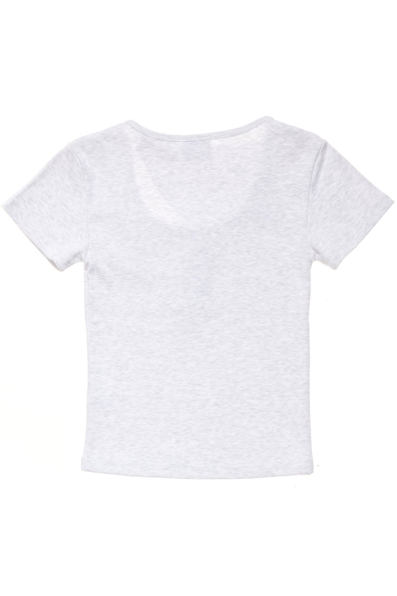 Stussy Berk Scoop Neck Women's T Shirts White | IL0000112