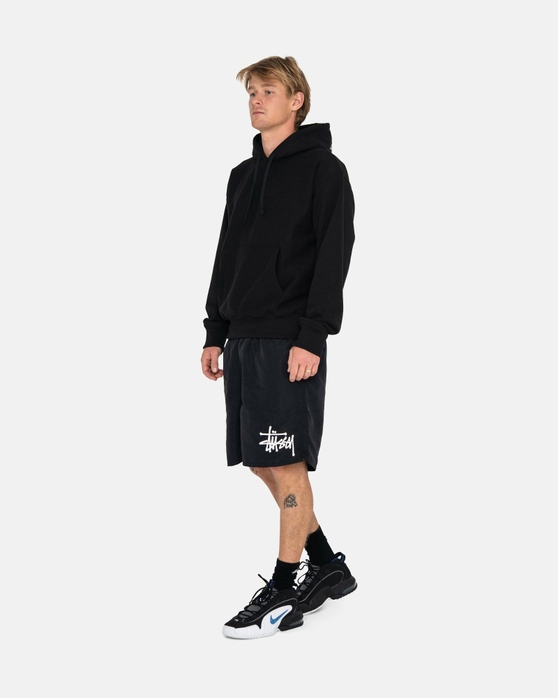 Stussy Big Basic Men's Shorts Black | IL0000621