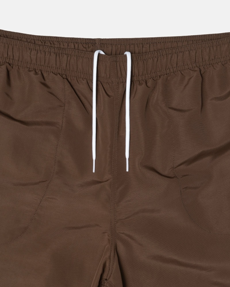 Stussy Big Basic Men's Shorts Coffee | IL0000620