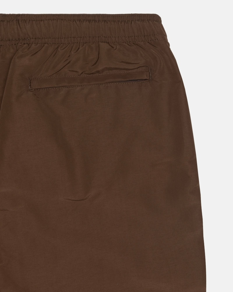 Stussy Big Basic Men's Shorts Coffee | IL0000620