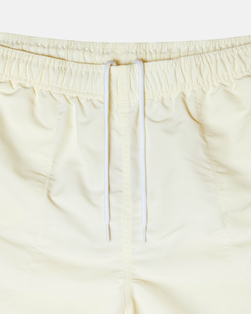 Stussy Big Basic Men's Shorts Cream | IL0000619