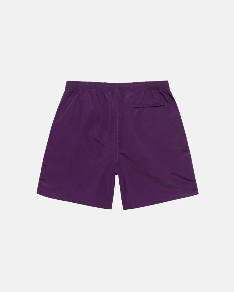 Stussy Big Basic Men's Shorts Purple | IL0000618