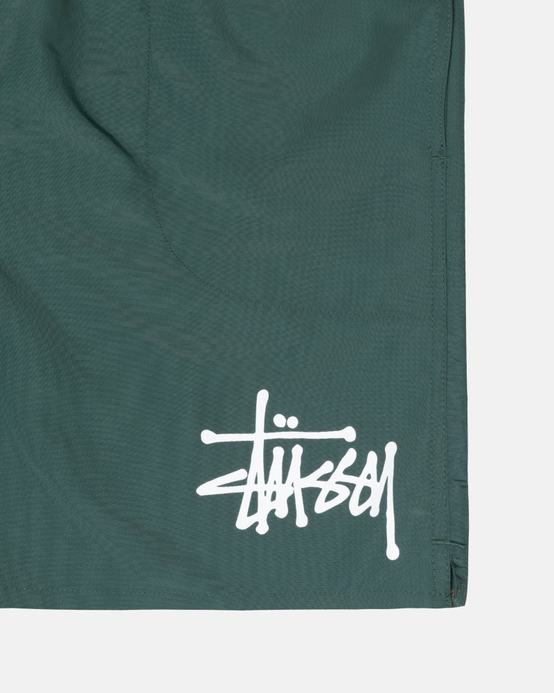 Stussy Big Basic Men's Shorts Turquoise | IL0000622