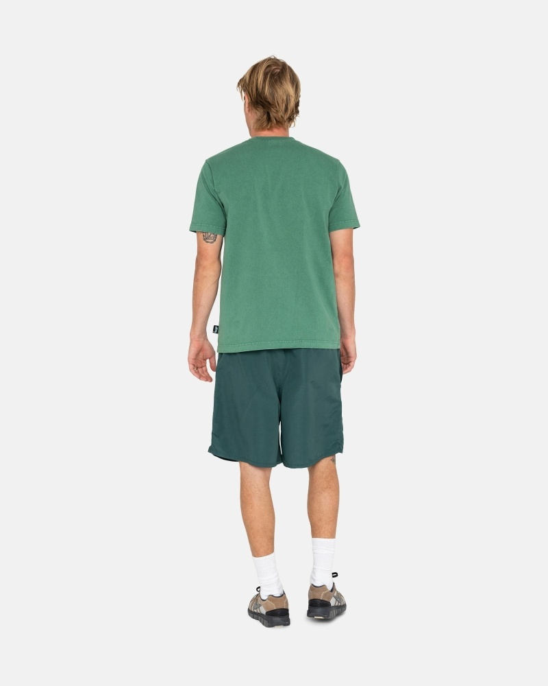 Stussy Big Basic Men's Shorts Turquoise | IL0000622