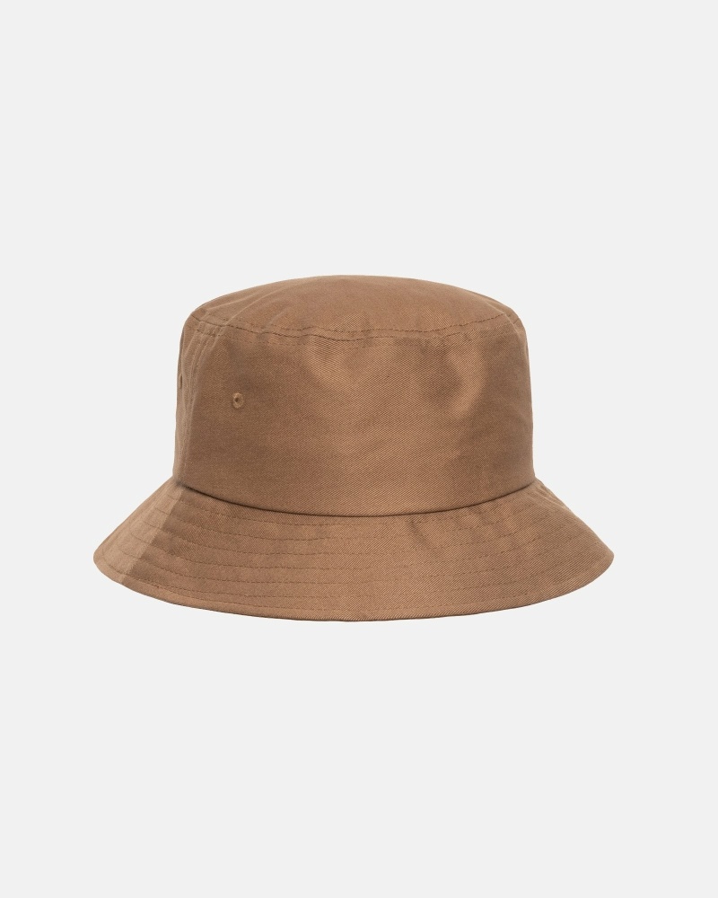 Stussy Big Stock Men's Bucket Hats Brown | IL0000405