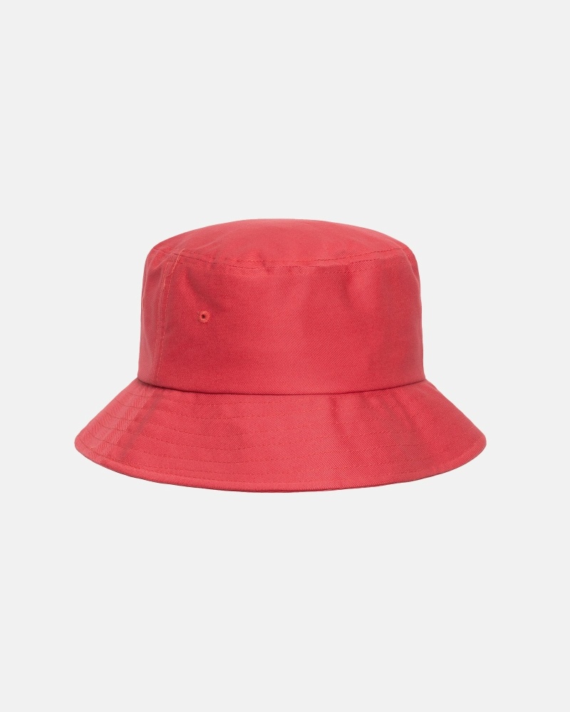 Stussy Big Stock Men's Bucket Hats Rose | IL0000406