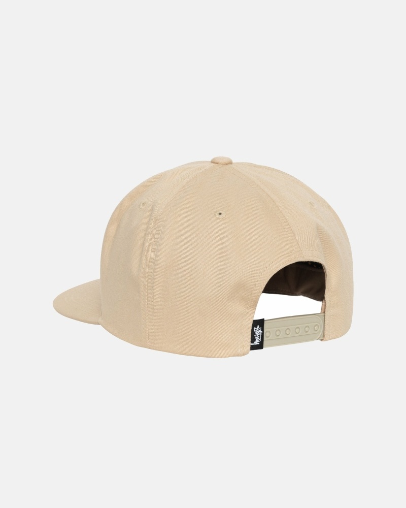 Stussy Big Stock Point Crown Men's Caps Brown | IL0000409