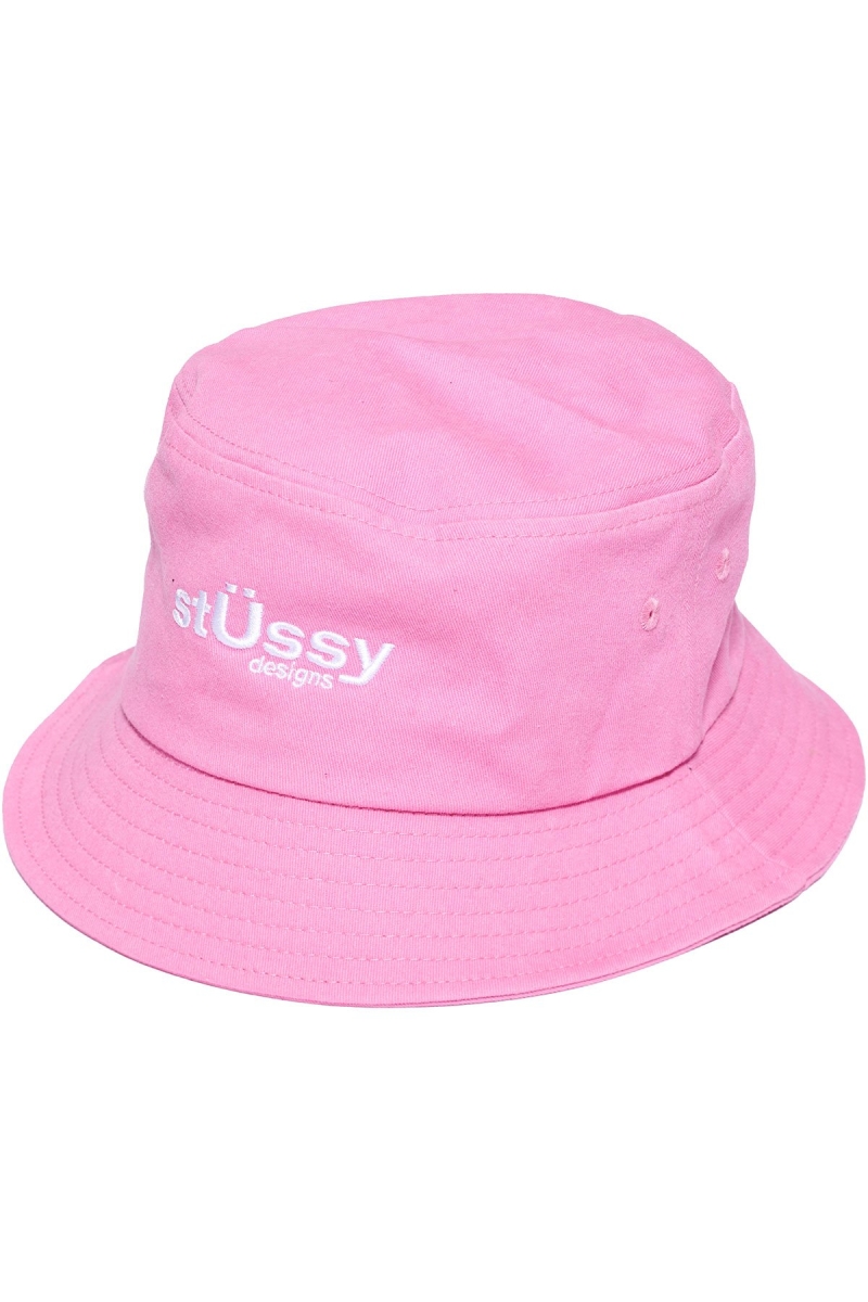 Stussy Big U Bucket Men\'s Hats Purple | IL0000414