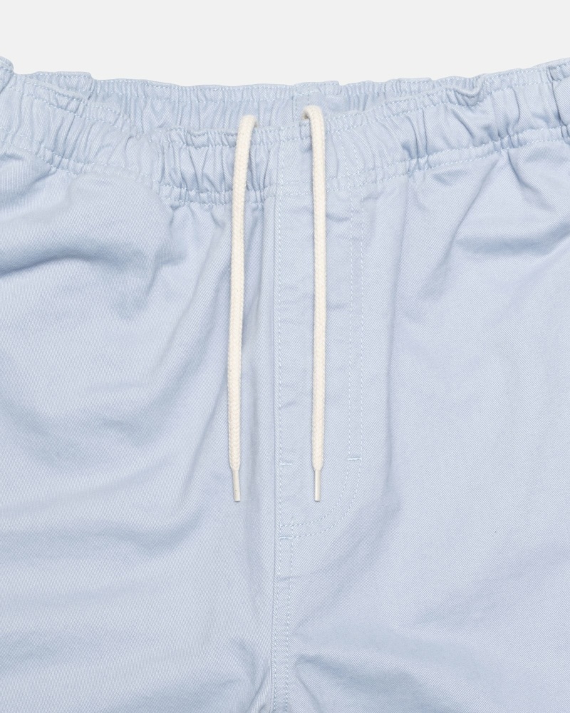 Stussy Brushed Men's Beach Pants Blue | IL0000540