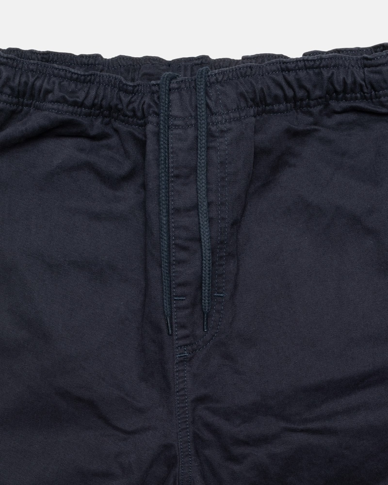 Stussy Brushed Men's Beach Pants Navy | IL0000548