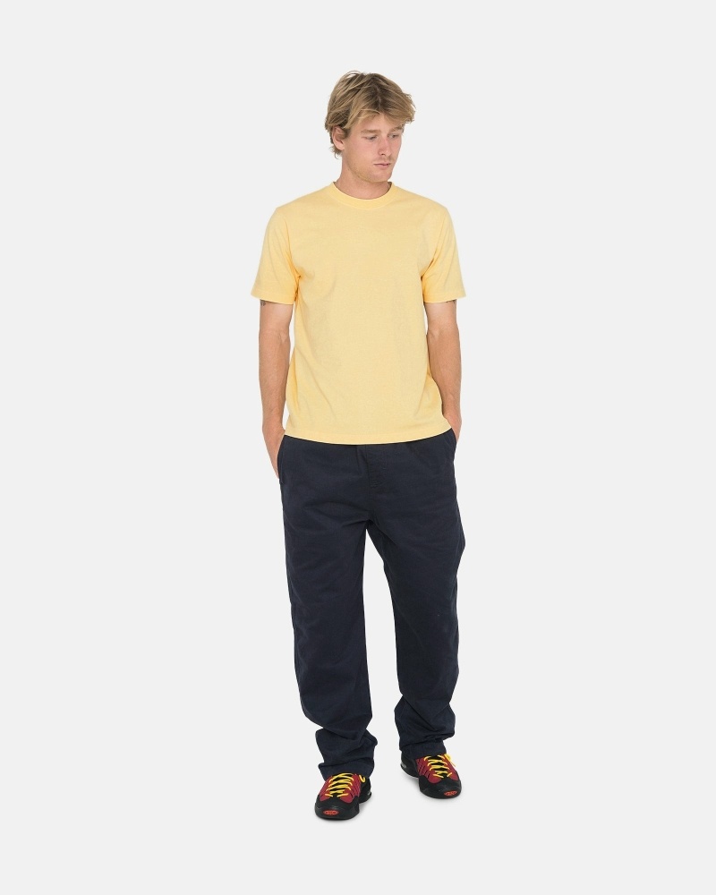 Stussy Brushed Men's Beach Pants Navy | IL0000548