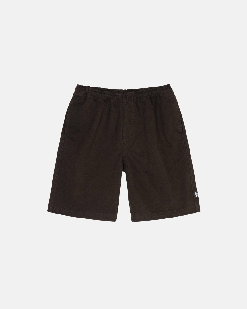 Stussy Brushed Men\'s Shorts Brown | IL0000634