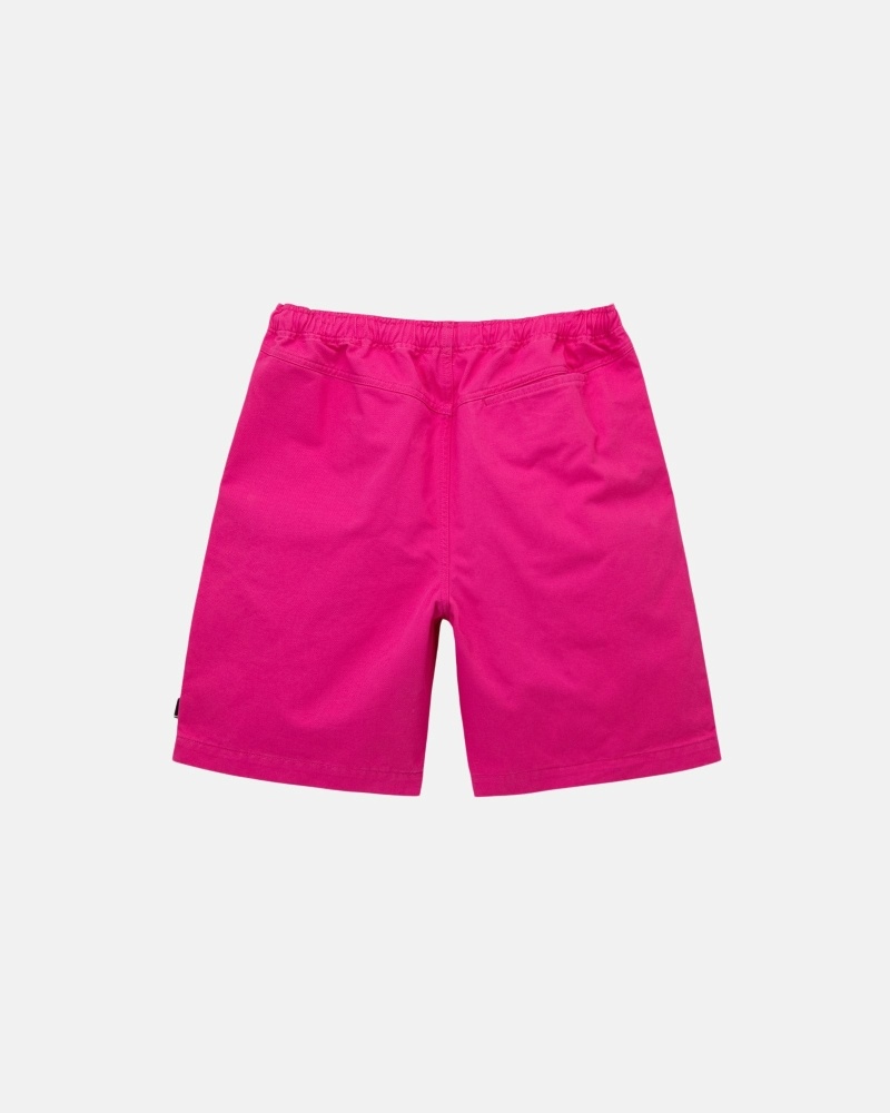 Stussy Brushed Men's Shorts Fuchsia | IL0000633