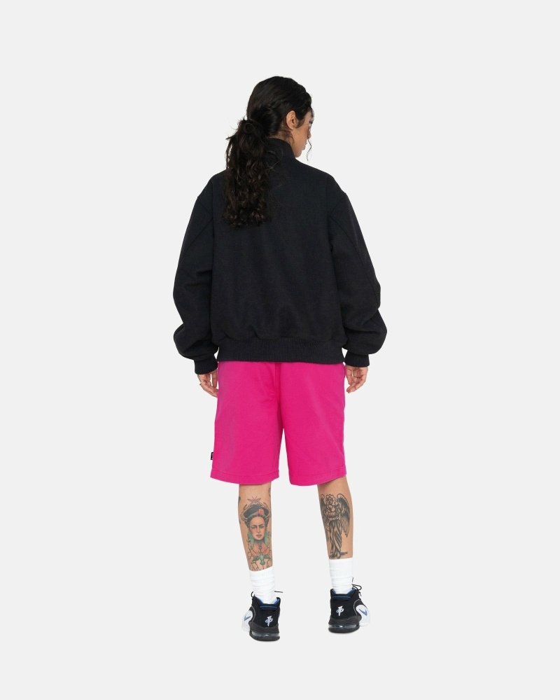 Stussy Brushed Men's Shorts Fuchsia | IL0000633