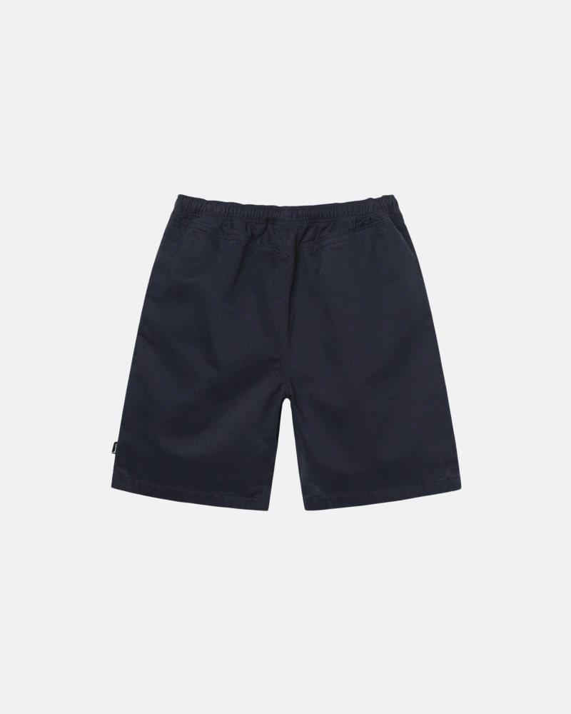 Stussy Brushed Men's Shorts Navy | IL0000632