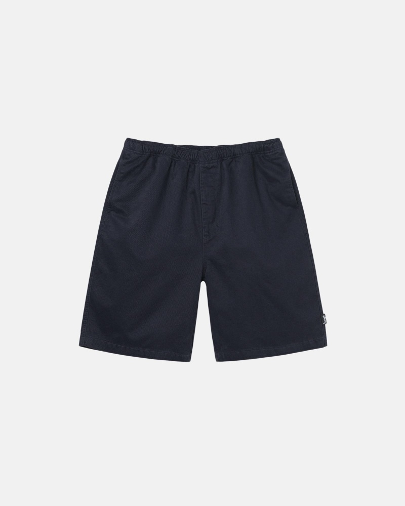 Stussy Brushed Men\'s Shorts Navy | IL0000632