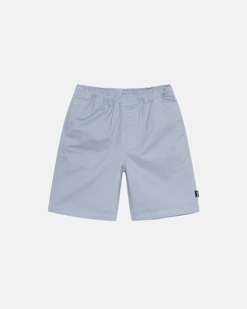 Stussy Brushed Men\'s Shorts Silver | IL0000635