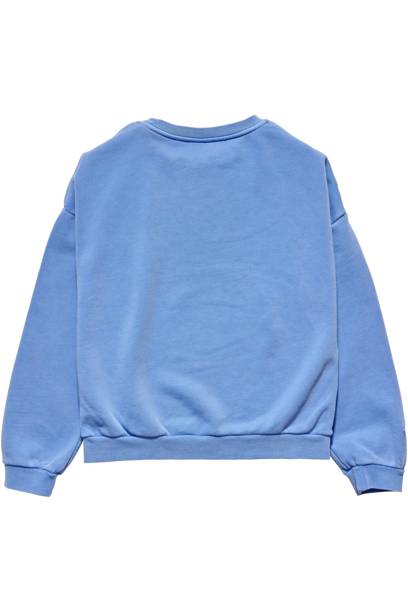 Stussy Campus OS Crew Women's Sweaters Blue | IL0000821