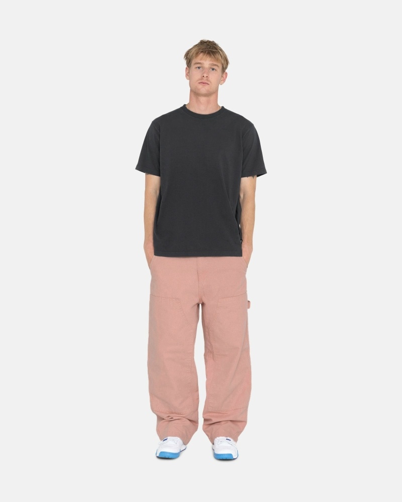 Stussy Canvas Men's Work Pants Pink | IL0000552