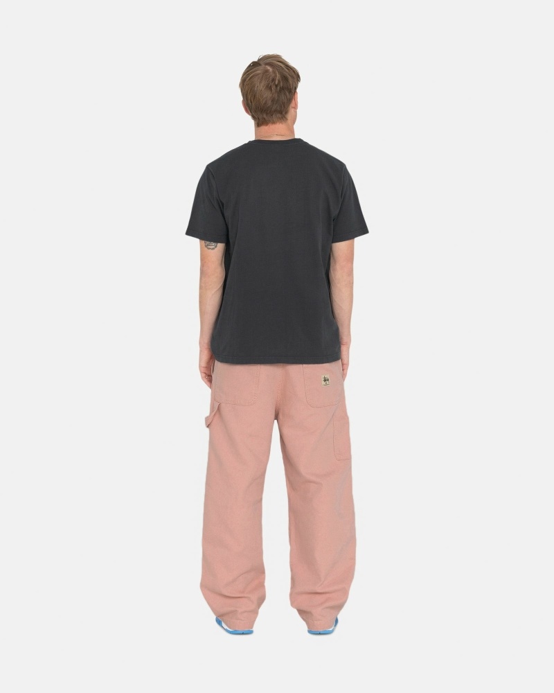 Stussy Canvas Men's Work Pants Pink | IL0000552