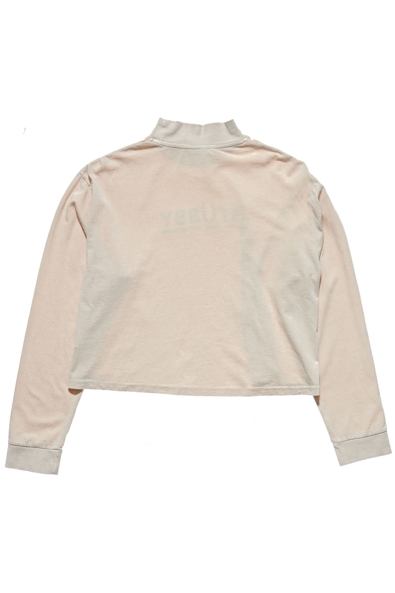 Stussy Chandler Mock Neck LS Women's Sweatshirts Orange | IL0000894