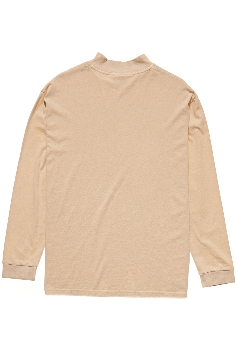 Stussy Circles Mock Neck LS OS Women's Sweatshirts Orange | IL0000897