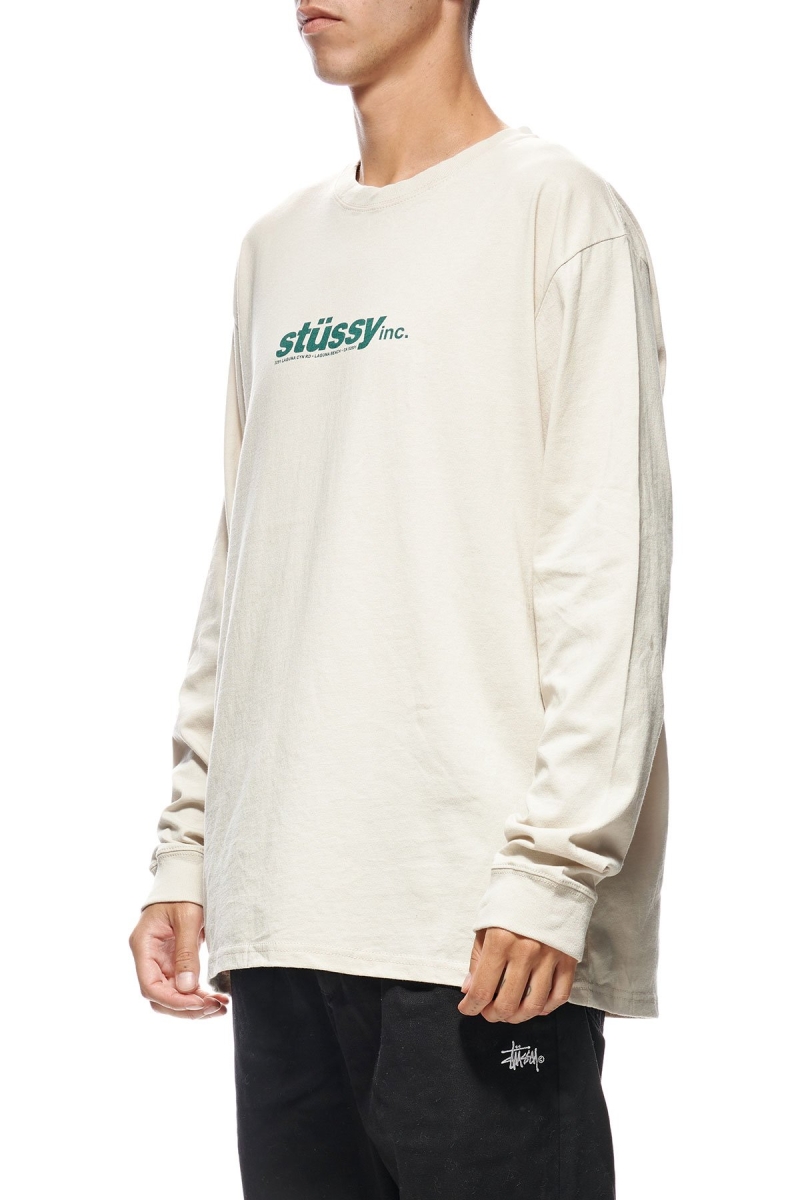 Stussy Cities Men's Sweatshirts White | IL0000902