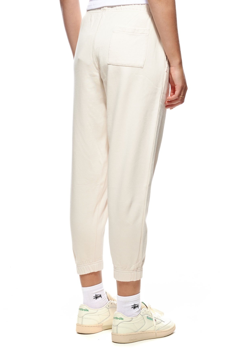 Stussy City Circle Trackpant Women's Track Pants White | IL0000980