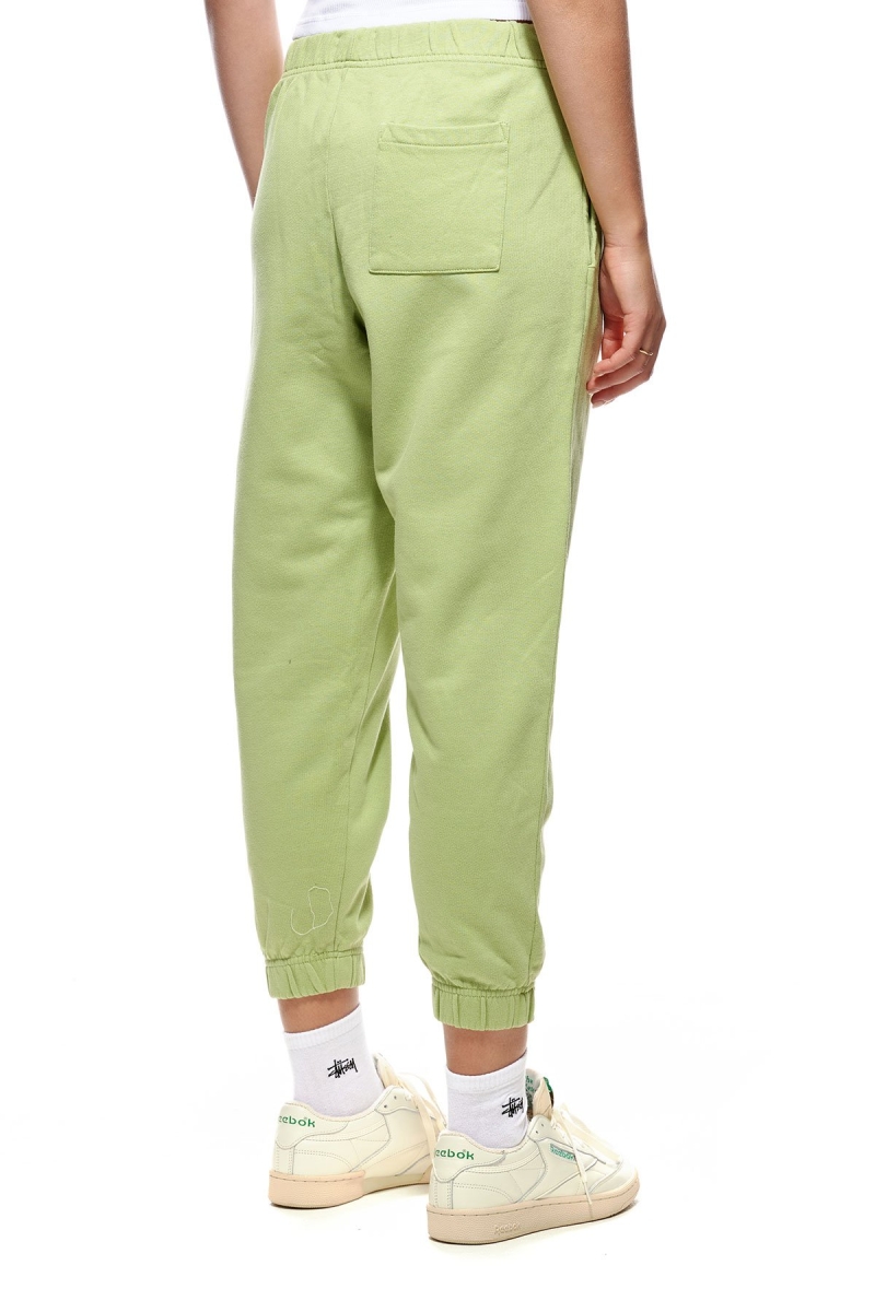 Stussy City Circle Trackpant Women's Track Pants Green | IL0000981