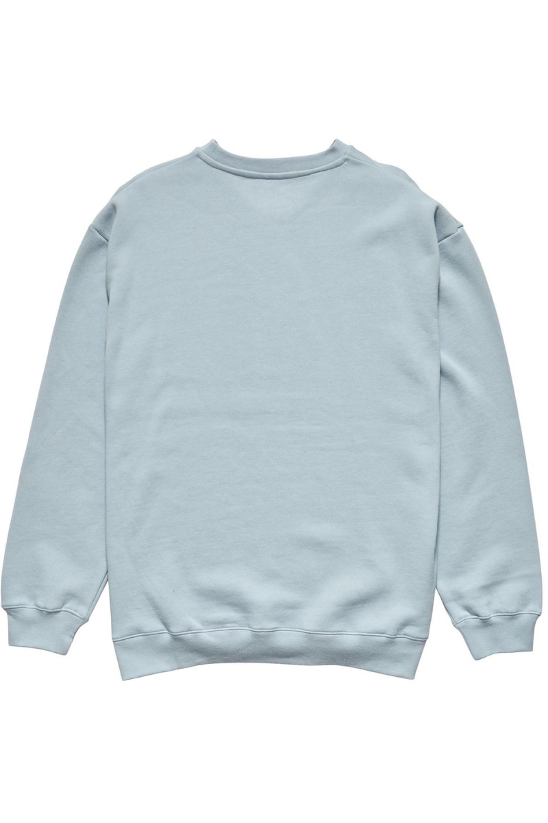 Stussy Copyright Crown Crew Men's Sweaters Blue | IL0000829