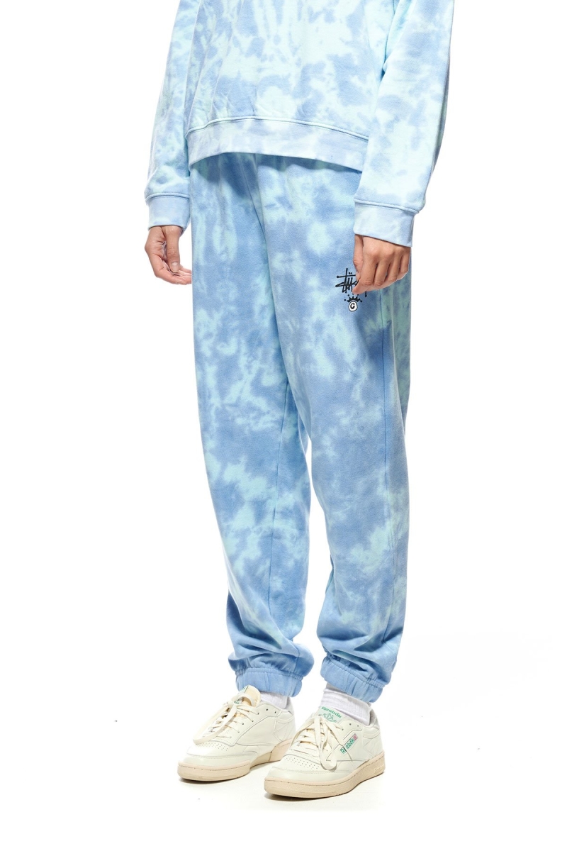 Stussy Copyright TD Women's Track Pants Blue | IL0000982