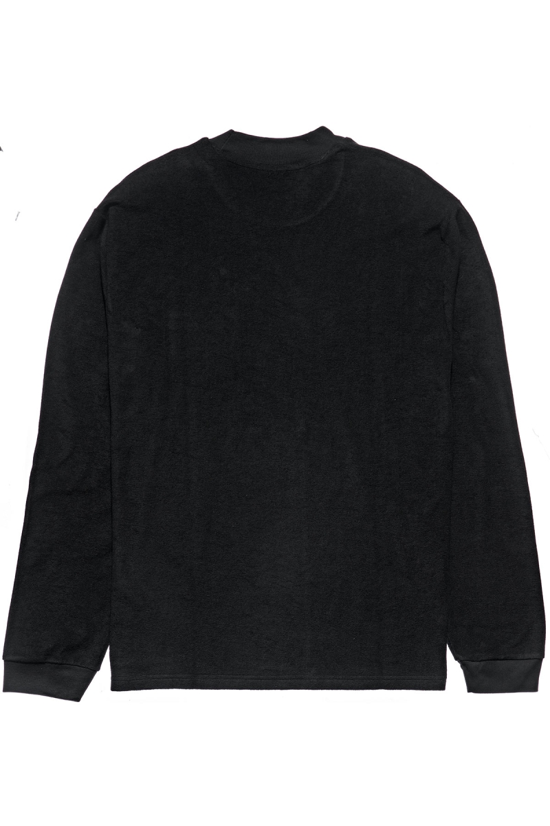 Stussy Crown Terry Men's Sweatshirts Black | IL0000911