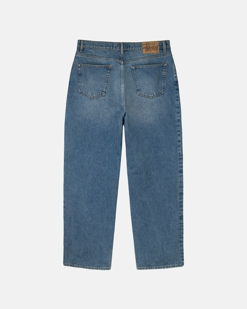 Stussy Denim Big O Men's Jeans Blue | IL0000518