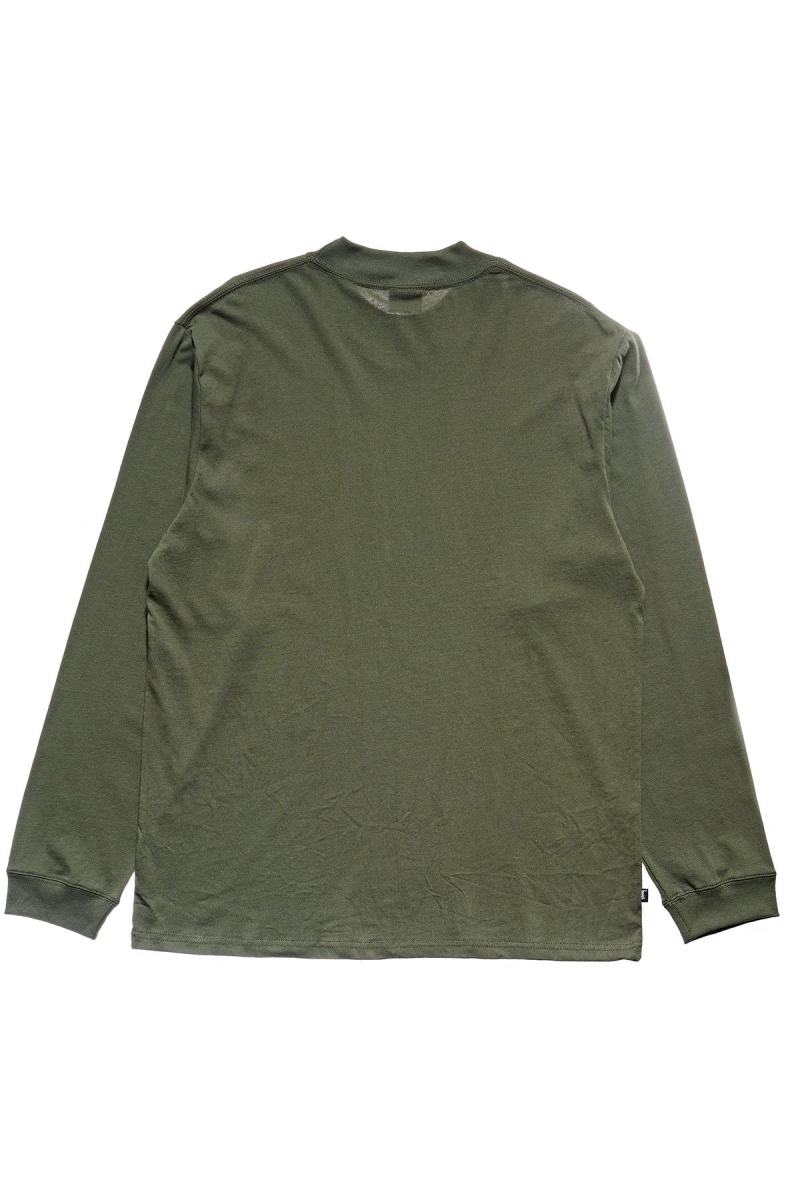 Stussy Design Men's Sweatshirts Green | IL0000915