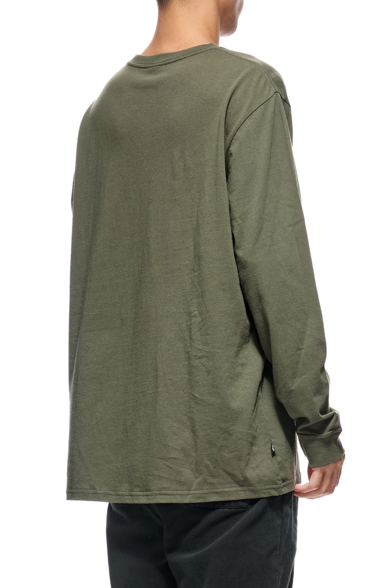 Stussy Design Men's Sweatshirts Green | IL0000915