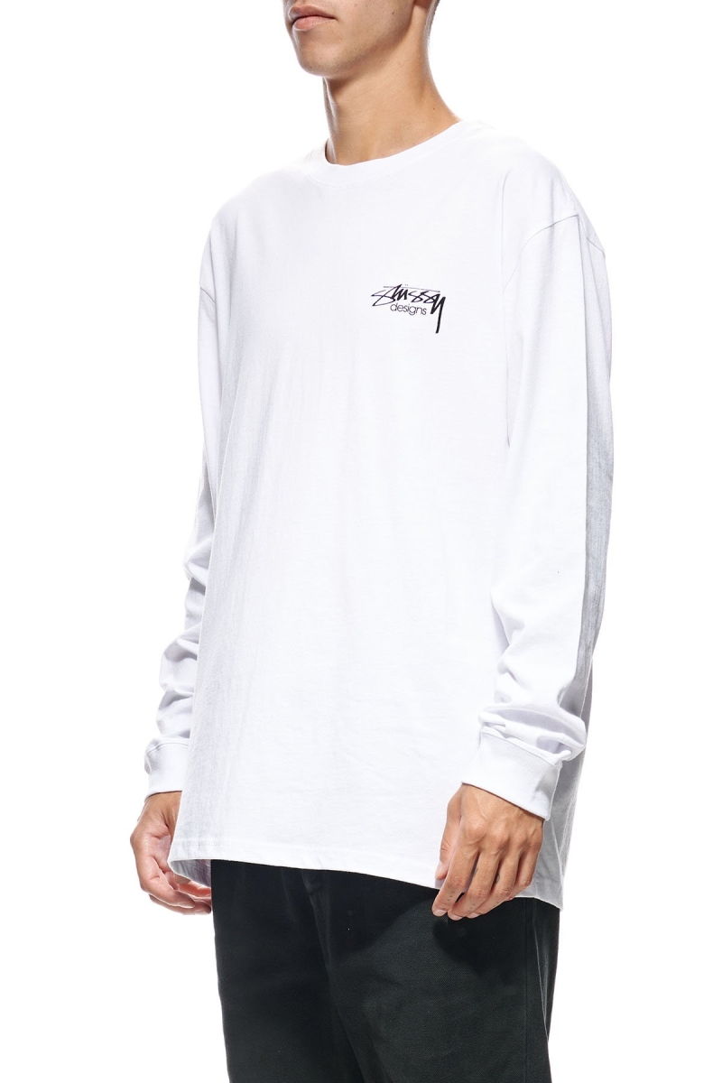 Stussy Design Men's Sweatshirts White | IL0000916