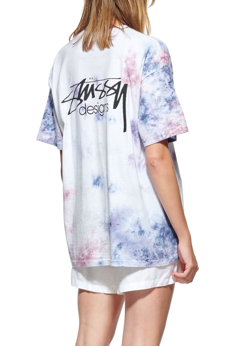 Stussy Designs Marble Tee Women's Sportswear Pink | IL0000756